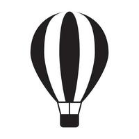 Hot air balloon icon vector for graphic design, logo, website, social media, mobile app, UI illustration