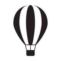 Hot air balloon icon vector for graphic design, logo, website, social media, mobile app, UI illustration