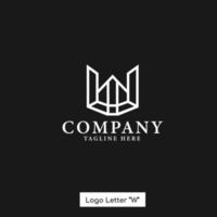 Letter W logo icon design template elements,logo line modern design vector