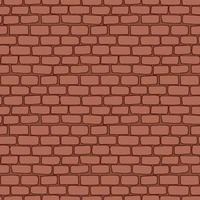 Seamless pattern  with red brick wall. Backgrounds and textures. Vector image.