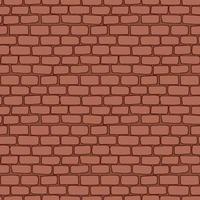 Seamless pattern  with red brick wall. Backgrounds and textures. Vector image.