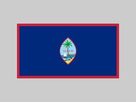 Guam flag, official colors and proportion. Vector illustration.