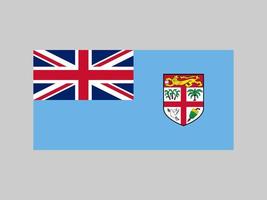 Fiji flag, official colors and proportion. Vector illustration.