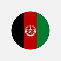 Country Afghanistan. Afghanistan flag. Vector illustration.