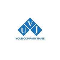 UVJ creative initials letter logo concept. UVJ letter design.UVJ letter logo design on white background. UVJ creative initials letter logo concept. UVJ letter design. vector