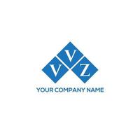 diseño de logotipo de letra vvz sobre fondo blanco. Concepto de logotipo de letra de iniciales creativas vvz. diseño de letras vvz. vector