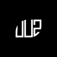 UUZ creative initials letter logo concept. UUZ letter design.UUZ letter logo design on black background. UUZ creative initials letter logo concept. UUZ letter design. vector