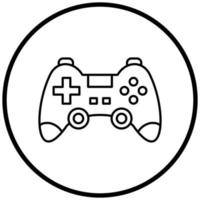 estilo de icono de gamepad vector