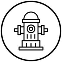 Hydrant Icon Style vector