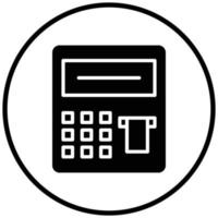 Atm Machine Icon Style vector