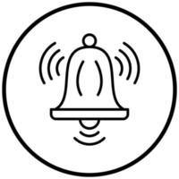 Ring Bell Icon Style vector