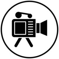 Video Camera Icon Style vector