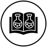 Chemistry Open Book Icon Style vector