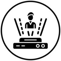 Holographic Icon Style vector