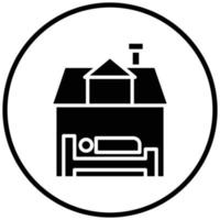 Accommodation Icon Style vector