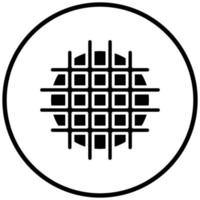 Waffle Icon Style vector