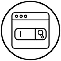 Search Bar Icon Style vector