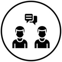 Conversation Icon Style vector