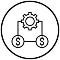 Money Management Icon Style vector