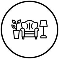 Living Room Icon Style vector