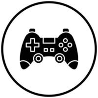 estilo de icono de gamepad vector