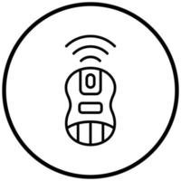 Wireless Mouse Icon Style vector