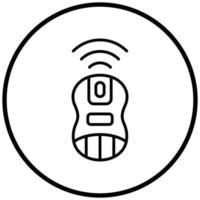 Wireless Mouse Icon Style vector