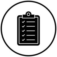 Clipboard Icon Style vector