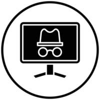 Incognito Icon Style vector