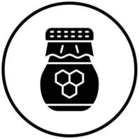 Honey Jar Icon Style vector