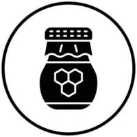 Honey Jar Icon Style vector