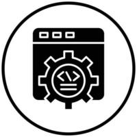 Web Development Icon Style vector