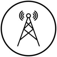 Radio Antenna Icon Style vector