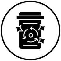 Garbage Cleaning Icon Style vector
