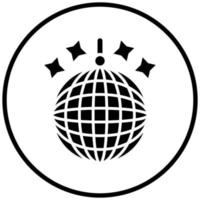 Disco Ball Icon Style vector