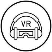 Headset Icon Style vector