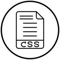 CSS Icon Style vector