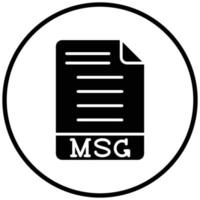 MSG Icon Style vector