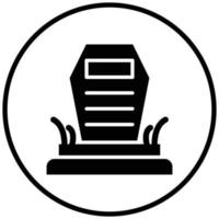 Cemetery Icon Style vector