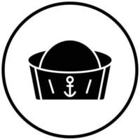 Sailor Hat Icon Style vector