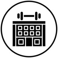 Gym Icon Style vector