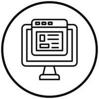 Website Icon Style vector