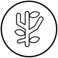 Branch Icon Style vector