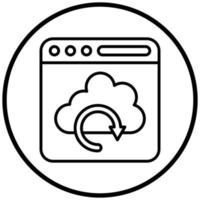 Recovery Icon Style vector