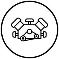 Engine Icon Style vector