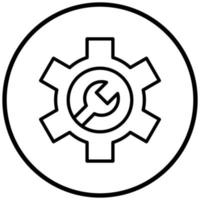Configuration Icon Style vector