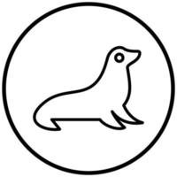 Seal Icon Style vector