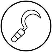 Sickle Icon Style vector