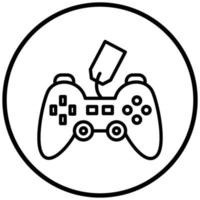 Gamepad Sale Icon Style vector