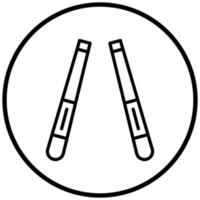 Chopsticks Icon Style vector